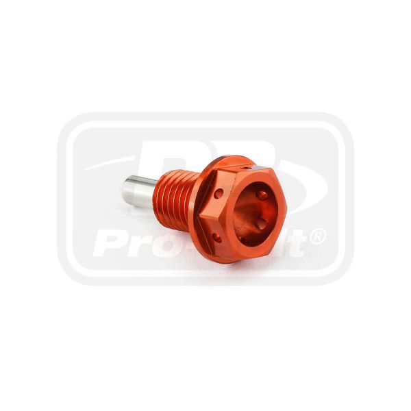 PRO-BOLT ALUMINIUM MAGNETIC SUMP BOLT M12x(1.50mm)x15mm Race Spec Orange