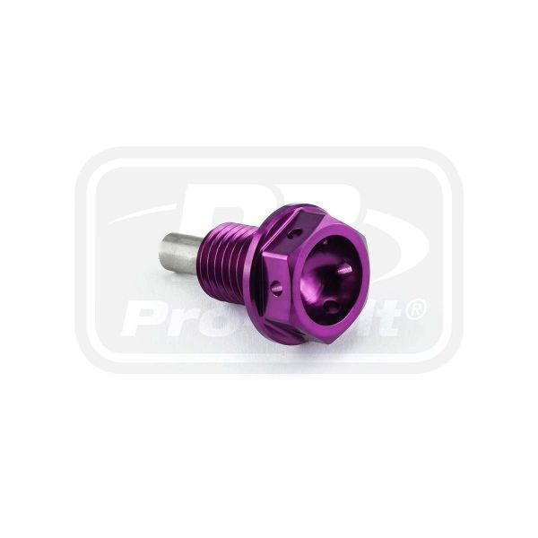 PRO-BOLT ALUMINIUM MAGNETIC SUMP BOLT M12x(1.50mm)x15mm Race Spec Purple