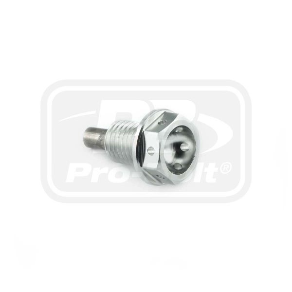 PRO-BOLT ALUMINIUM MAGNETIC SUMP BOLT M12x(1.50mm)x15mm Race Spec Silver