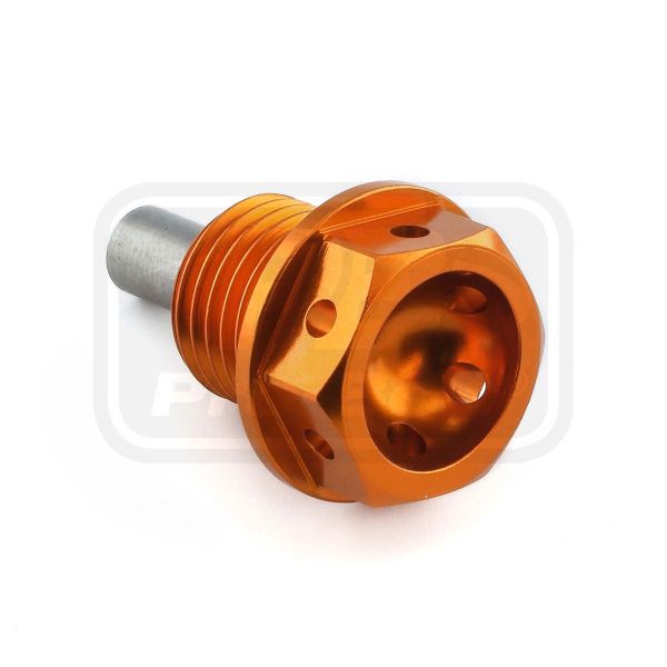 PRO-BOLT ALUMINIUM MAGNETIC SUMP BOLT M14x(1.50mm)x12mm Race Spec Orange