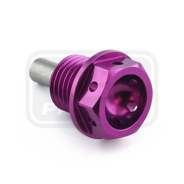 PRO-BOLT ALUMINIUM MAGNETIC SUMP BOLT M14x(1.50mm)x12mm Race Spec Purple