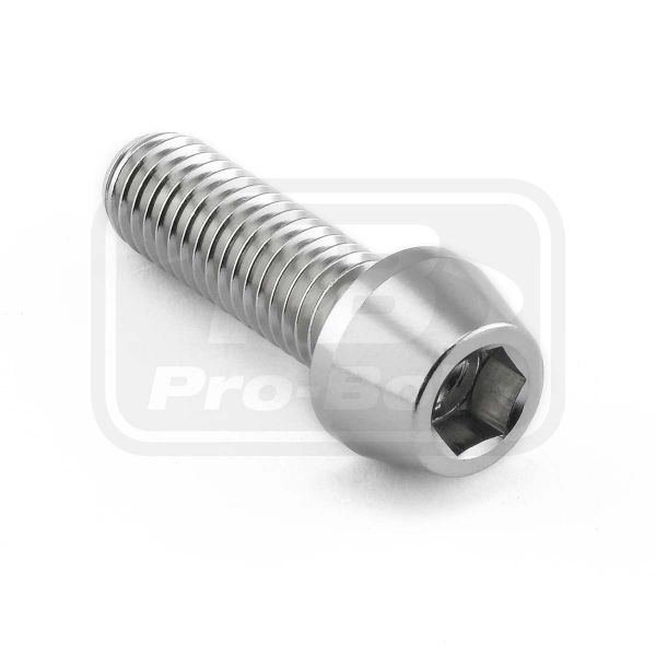 PRO-BOLT STAINLESS STEEL TAPERED SOCKET CAP BOLT M8x(1.25mm)x25mm