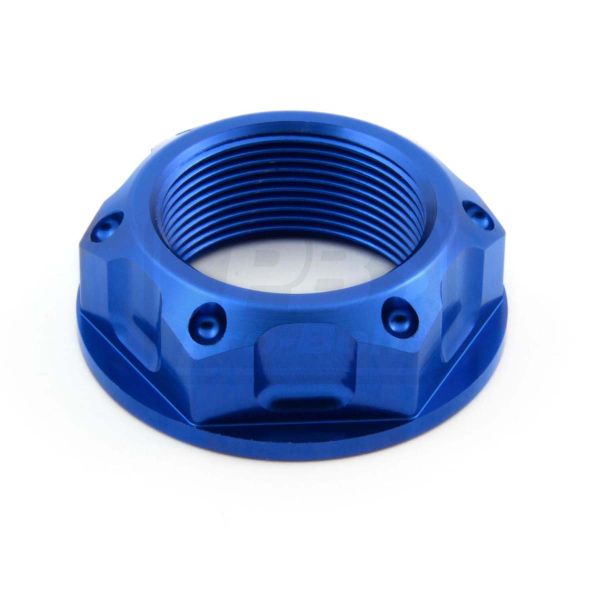 ΠΑΞΙΜΑΔΙ ΤΙΜΟΝΟΠΛΑΚΑΣ (LTYOKEO50B) PRO-BOLT Aluminium Flanged Top Yoke Nut M22x(1.00mm) (Open) Blue
