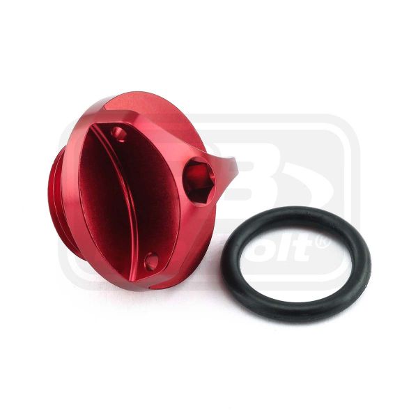 PRO-BOLT ALUMINIUM OIL FILLER CAP SUZUKI RED