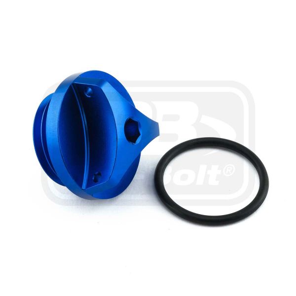 PRO-BOLT ALUMINIUM OIL FILLER CAP YAMAHA BLUE