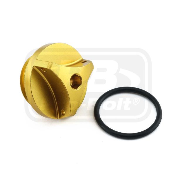 PRO-BOLT ALUMINIUM OIL FILLER CAP YAMAHA GOLD