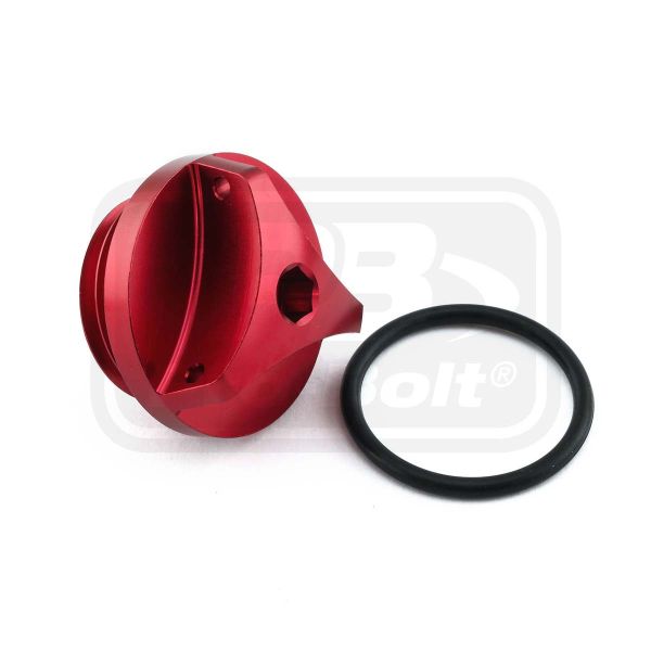 PRO-BOLT ALUMINIUM OIL FILLER CAP YAMAHA RED