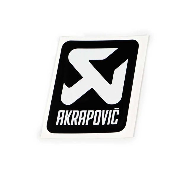 ΑΥΤΟΚΟΛΗΤΑ AKRAPOVIC - P-VST17AL - 60X75mm - Heat resistant - Black