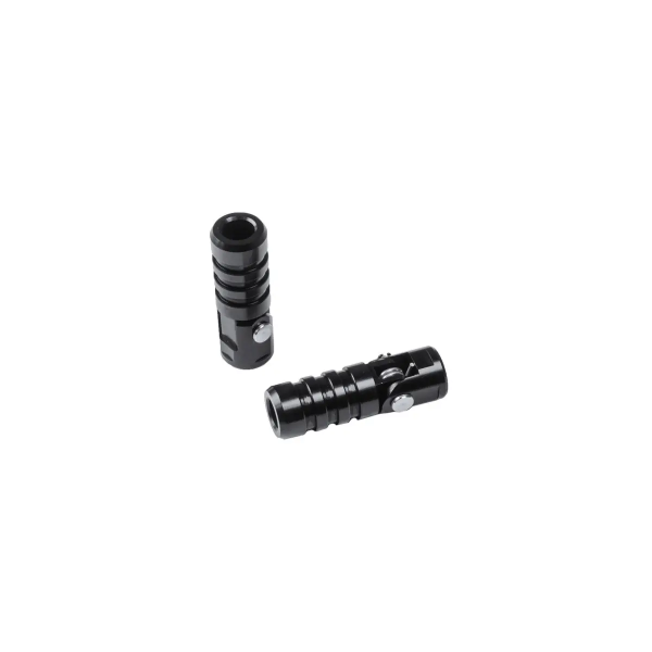 BONAMICI PAIR OF KNURLED FOLD-UP FRONTPEGS