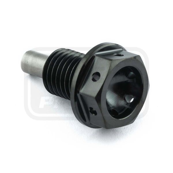 PRO-BOLT TITANIUM SUMP BOLT MAGNETIC M12x(1.50mm)x15mm Black