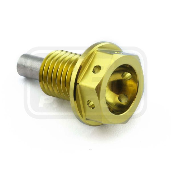 PRO-BOLT TITANIUM SUMP BOLT MAGNETIC M12x(1.50mm)x15mm Gold