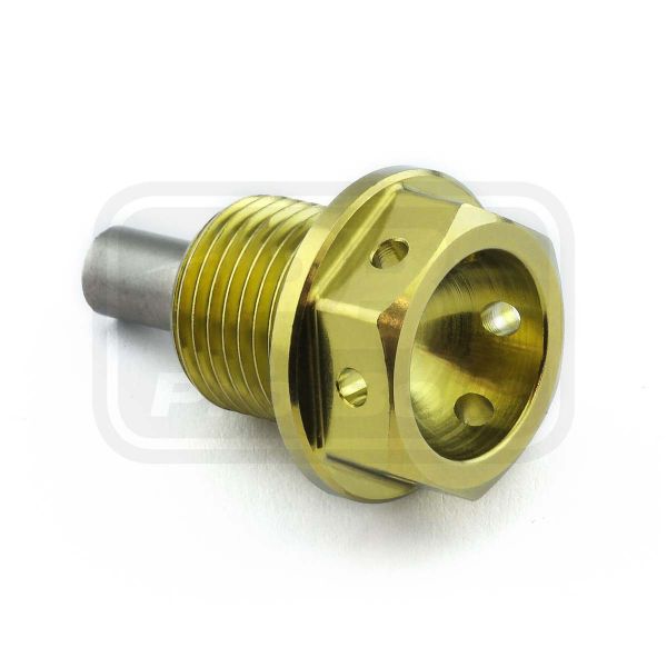 PRO-BOLT TITANIUM SUMP BOLT MAGNETIC M14x(1.25mm)x12mm Gold